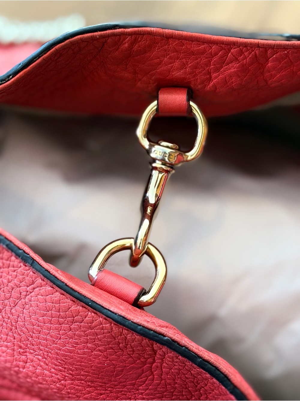 Gucci Soho Pink Leather Chain Shoulder Bag - Picture 8 of 12